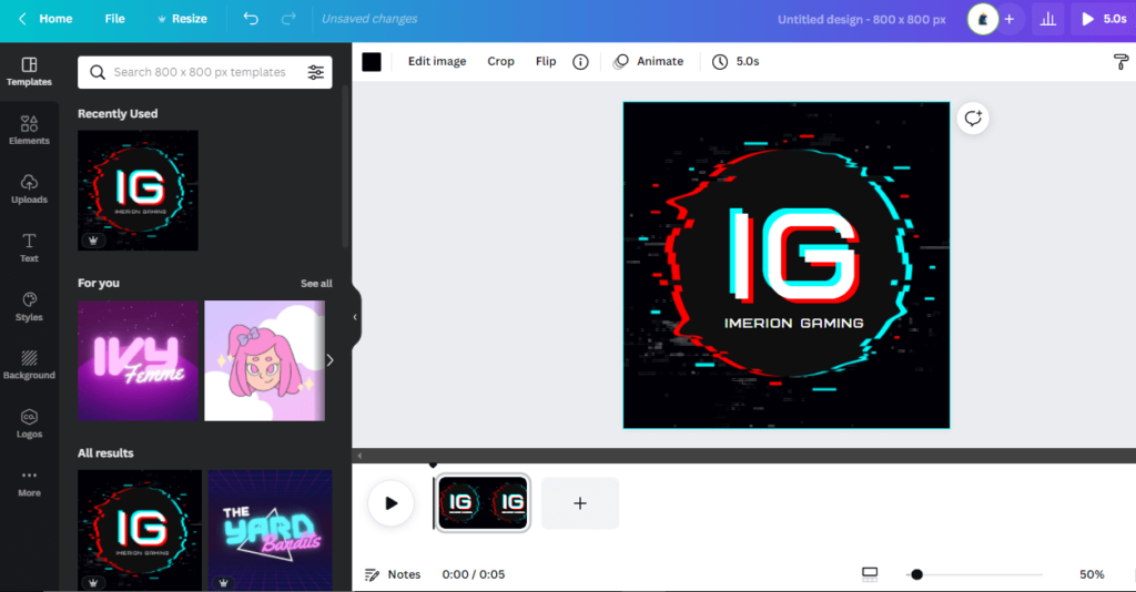 canva youtube channel logo