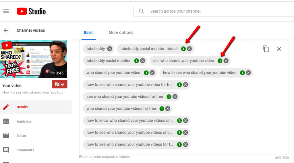 tubebuddy tags