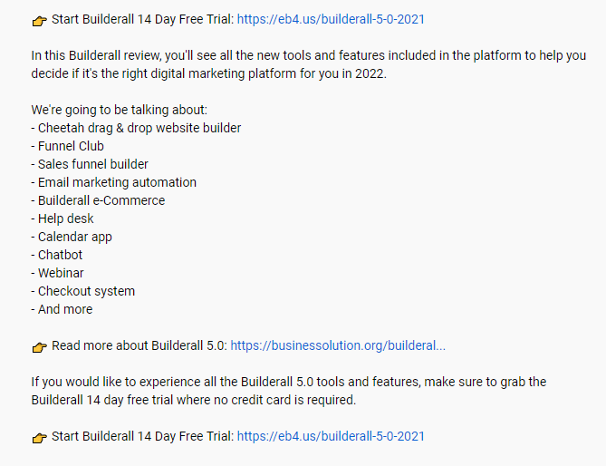 youtube video description example